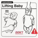 Lifting your baby