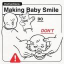 Making your baby smile